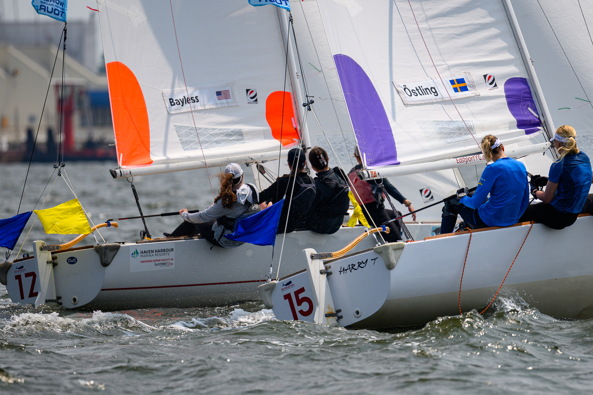 Boats racing on Day 2